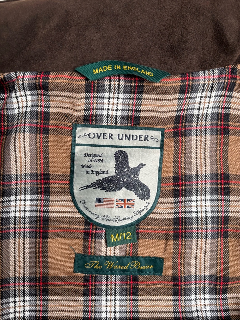 Over Under Women's Waxed Briar Jacket M/12 Navy-068 - Picture 2 of 5